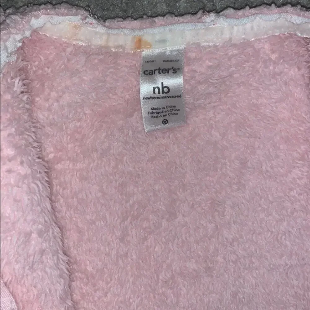 Carters fuzzy sweater long sleeve jumpsuit WARM